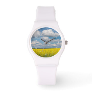 Montre Champ de Canola & Nuages