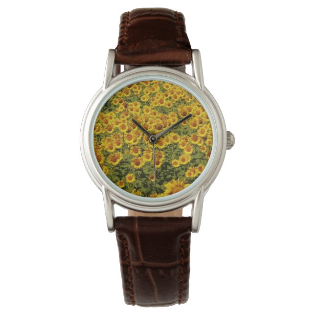Montre Champ de tournesols (devant)