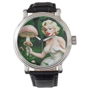 Montre Champignons de champignons de Marilyn unique