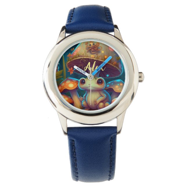 Montre Champignons de grenouille mignon magiques (devant)