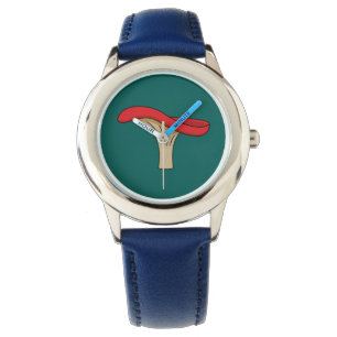 Montre Champignons rouges caricaturés