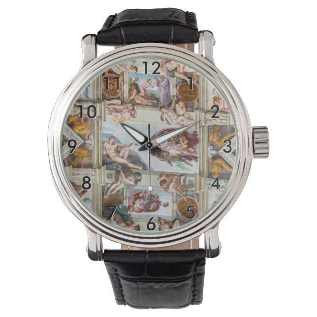 Montre Chapelle Sixtine Michelangelo - Vatican, Rome, Ita (devant)