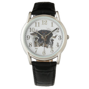 Montre Chasse à la bécasse avec Bretagne Spaniel