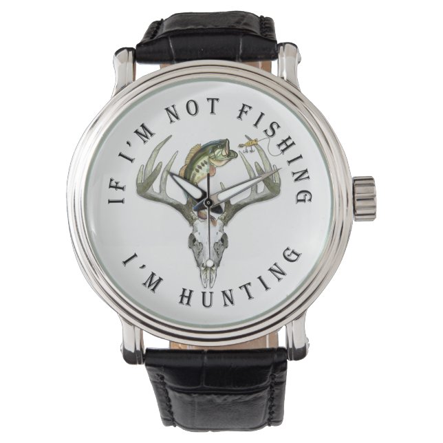 Montre Chasse à la pêche amusante (devant)