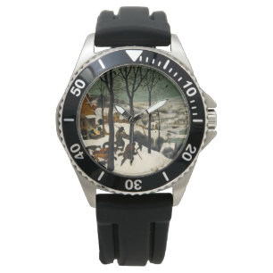 Montre Chasseurs dans la neige (par Pieter Bruegel l'Anci