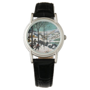Montre Chasseurs dans le paysage de neige Pieter Bruegel