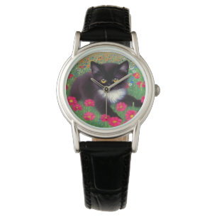 Montre Chat Gustav Klimt Tuxedo