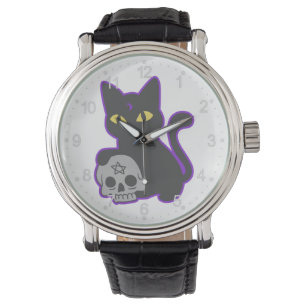 Montre Chat magique avec crâne fantôme - Choisissez la co