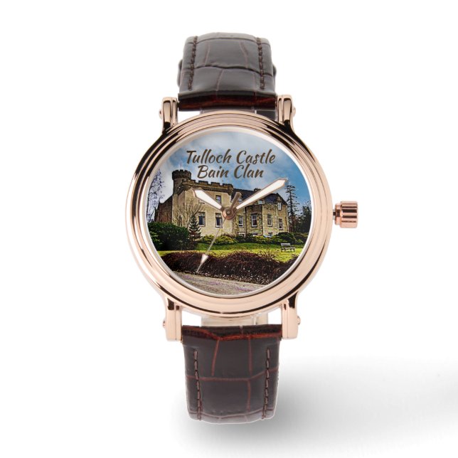 Montre Château de Tulloch - Scottish Bain Clan (Recto)