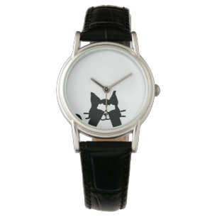Montre Chaton Peekaboo qui se couvre les yeux