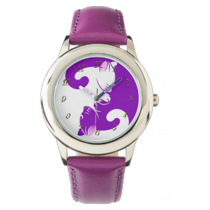 Montre Chats yin yang