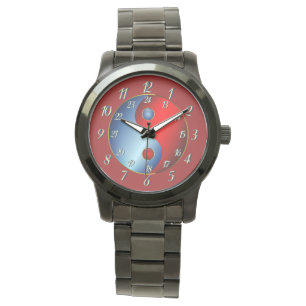 Montre Chaud au coeur - Rouge - Yin Yang Watch