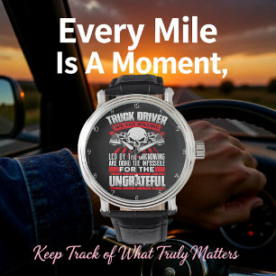 Montre Chauffeur de Camion Prêt à Tout : Impossible pour 