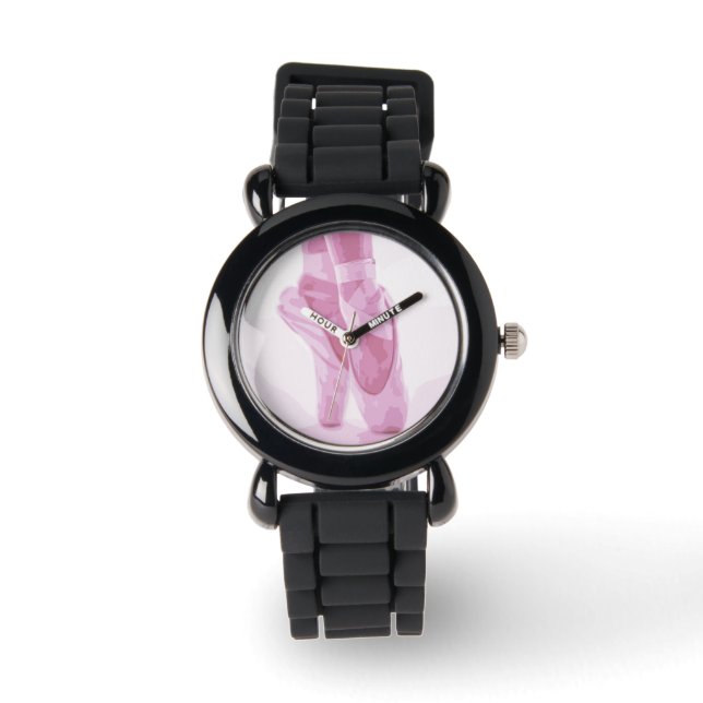 Montre Chaussons de ballet Danseuse Ballerina Chaussures  (Recto)