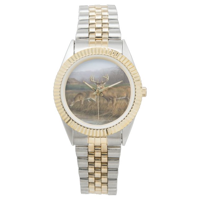 Montre Chef blanc 2 bracelet tonique (devant)