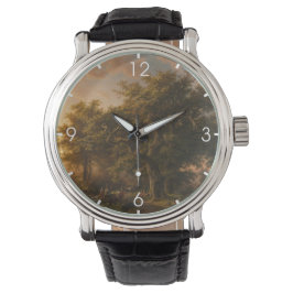 Montre Chênes dans un paysage forestier (paysage boisé)