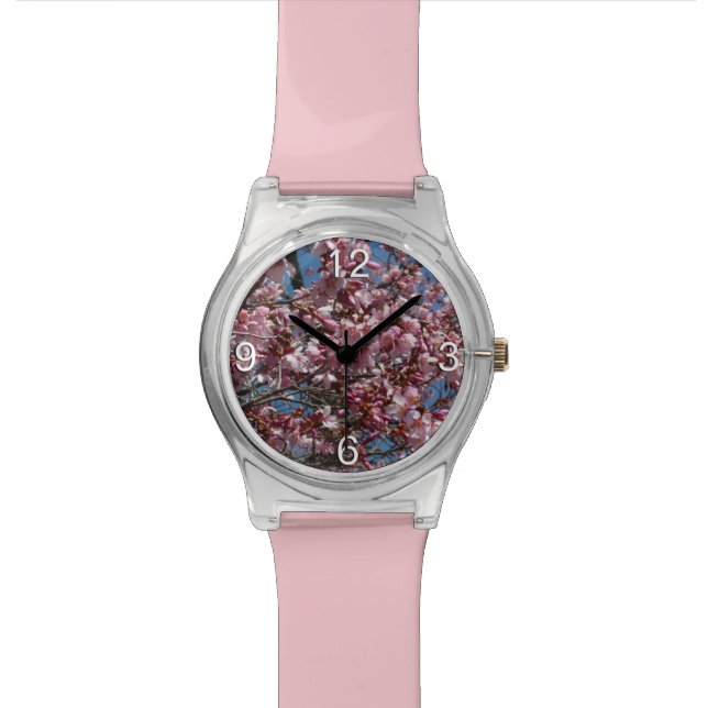 Montre Cherry Blossoms et Blue Sky Spring Floral (Fermer)
