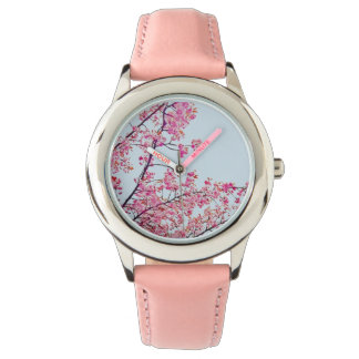 Montre Cherry Blossoms Pink Watch