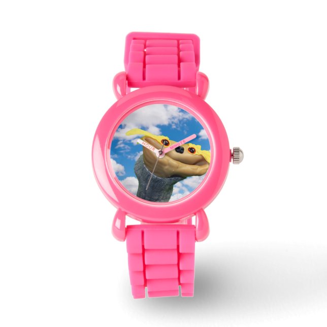 Montre Chester Pink Glitt Watch (Recto)