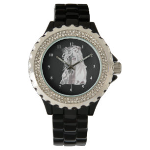 Montre Cheval blanc - Couleur personnalisée