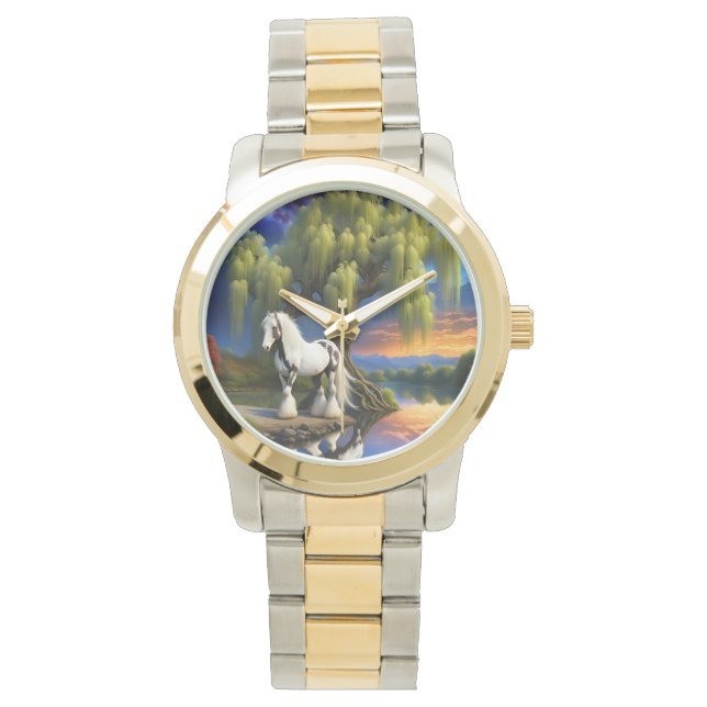 Montre Cheval de l'étendard tzigane -Willow tree N Pleine (devant)