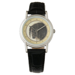 Montre Cheval friésien Jaune