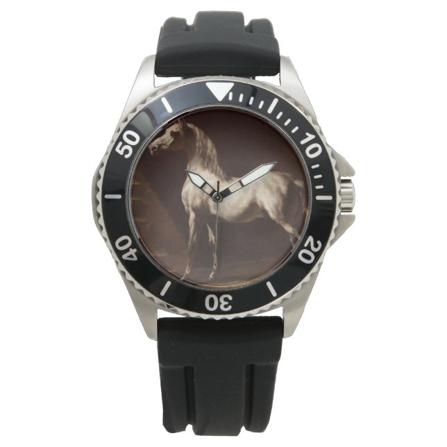 Montre Cheval gris pomme (par Théodore Géricault) (devant)