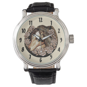 Montre Cheval rose