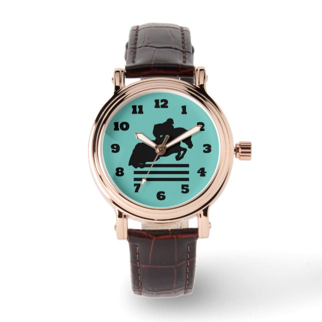 Montre Cheval Show Chasseur Jumper Silhouette (Recto)