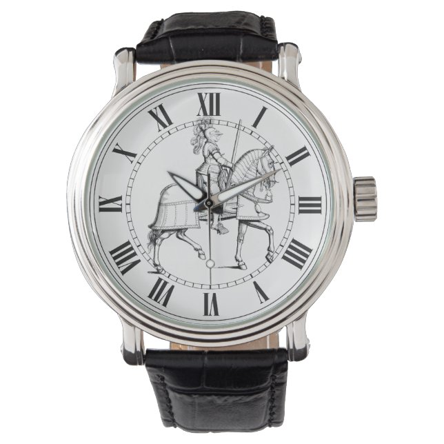 Montre Chevalier en armure (devant)