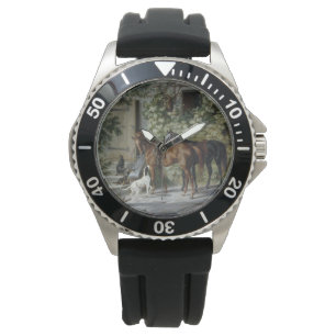 Montre Chevaux à la Porche (par Albrecht Adam)