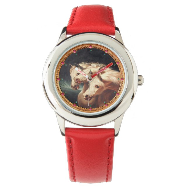 Montre Chevaux blancs arabes du Pharaon (devant)