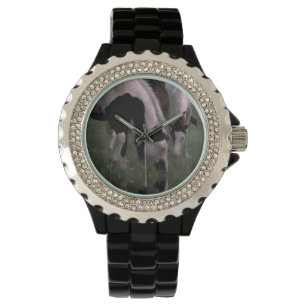 Montre Chevaux Piebald, Femme Sparkle Wristwatch.