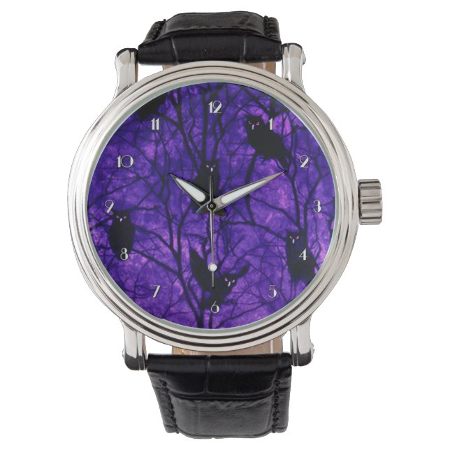 Montre Chevêches des forêts Montre-poignet de rassembleme (devant)