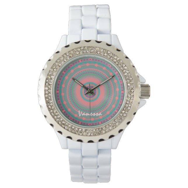 Montre Chic Mandala Monogrammed Watch (devant)