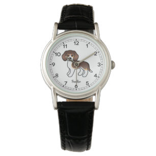 Montre Chien Beagle tricolore au chocolat Chien mignon &