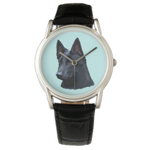 Montre Chien berger allemand noir