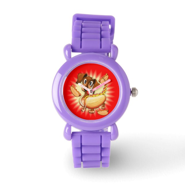 Montre Chien chaud Dachshund (Recto)