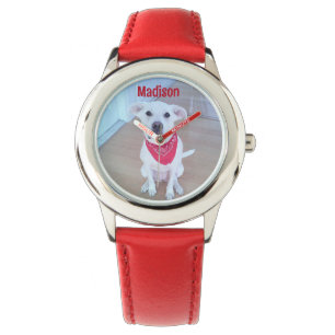 Montre Chien Chien Avec Oreilles Drôle Sticking Out Noël