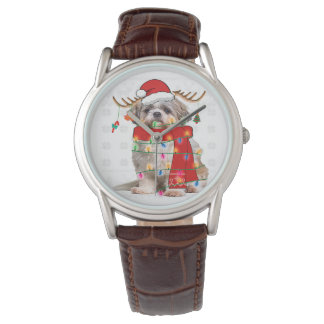 Montre Chien Chien Chien Chien Chien Chien Noël Lumière A