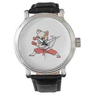 Montre Chien connaît Karate