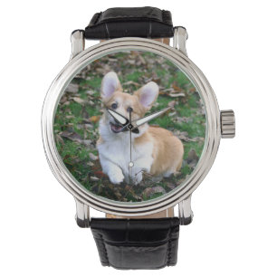Montre Chien de Corgi mignon qui bondit