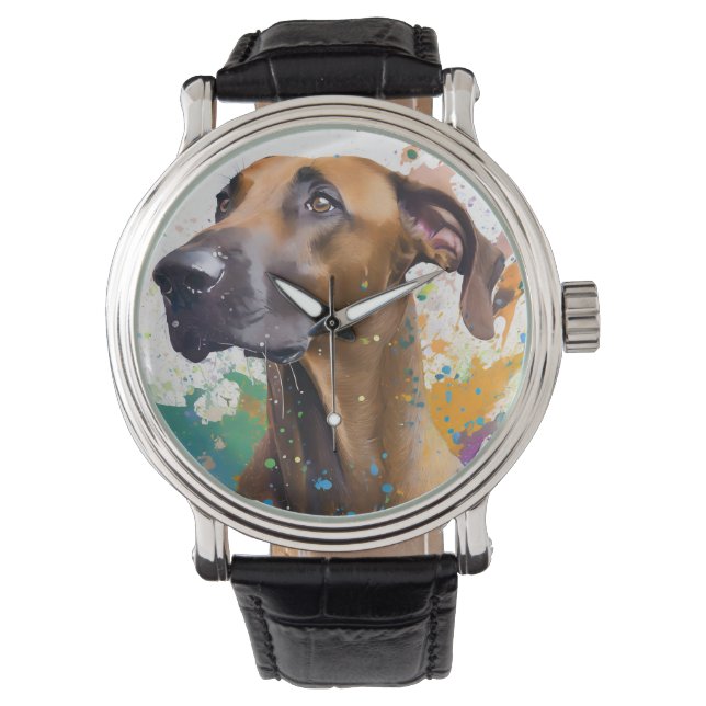 Montre Chien de Ridgeback (devant)