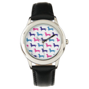Montre Chien de saucisse mignonne dachshund weiner chien 