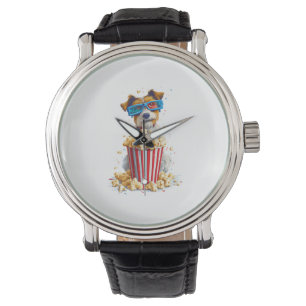Montre Chien de soirée cinéma Popcorn Pup