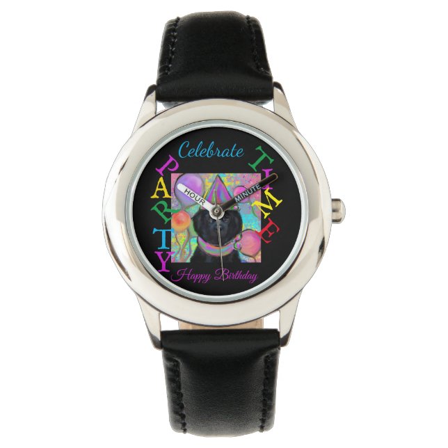 Montre Chien de Terre-Neuve (devant)