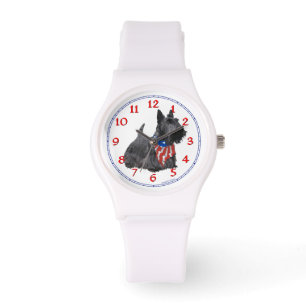 Montre Chien écossais américain