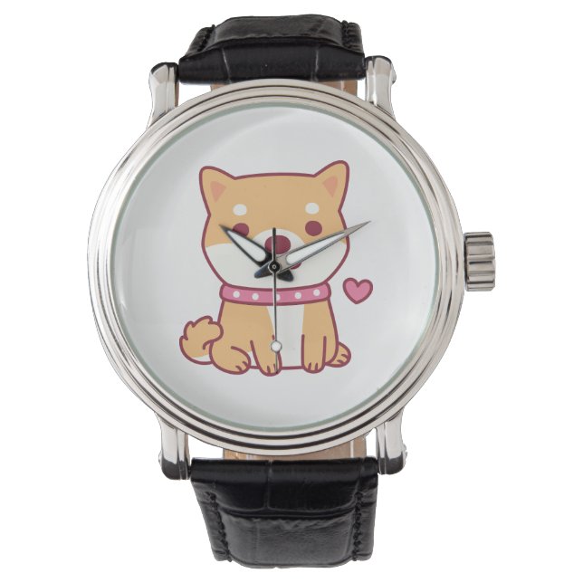 Montre Chien mignon Shiba Inu (devant)