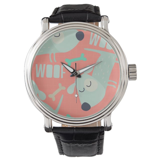 Montre Chiens et os de Woof (devant)
