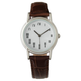 Montre Chiffres des hiéroglyphes égyptiens anciens
